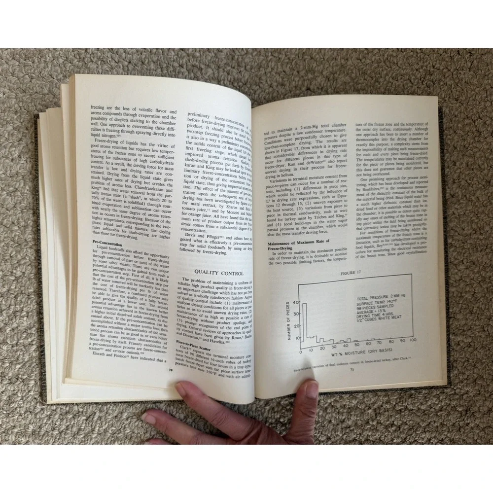 CRC FREEZE - DRYING OF FOODS By C. Judson King, 1971 (CRC Monoscience Meries)